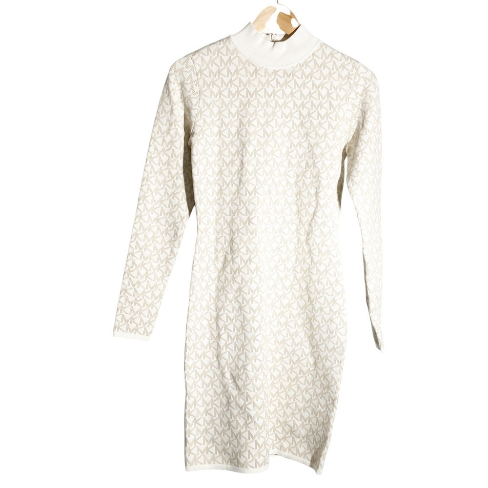 NWT MICHAEL MICHAEL KORS
Logo Jacquard Mock Neck Dress size xs - Picture 3 of 8